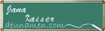 Jana Kaiser Visitenkarte